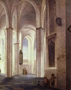 Pieter Saenredam the lnterior of the buurkerk at utrecht oil on canvas